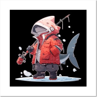 Anime Shark Fishin' Buddy Posters and Art